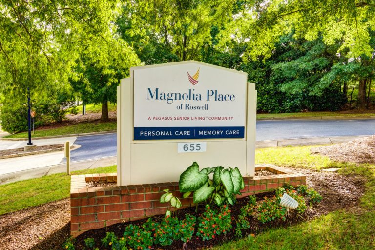 Magnolia Place of Roswell | Sign