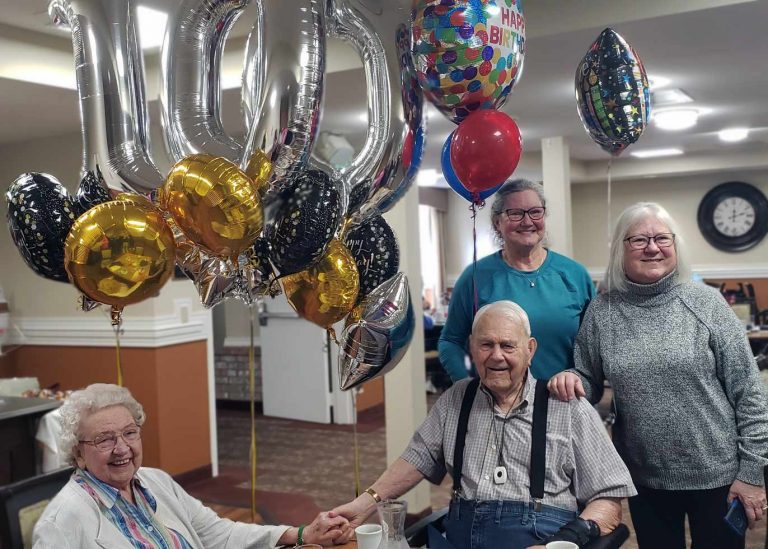 The Gardens at Marysville | Residents celebrating 100th birthday