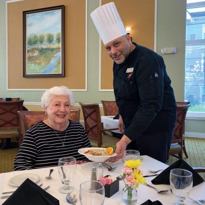 Town Village of Leawood | Chef with resident