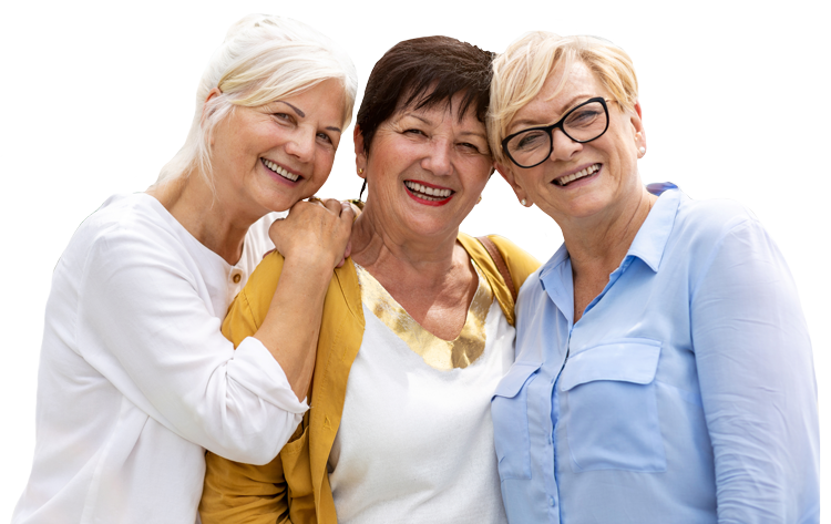 Whispering Winds of Apple Valley | Group of senior women smiling